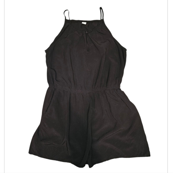 Old Navy Black Sleeveless Romper - Size Large 🖤 - Picture 4 of 6